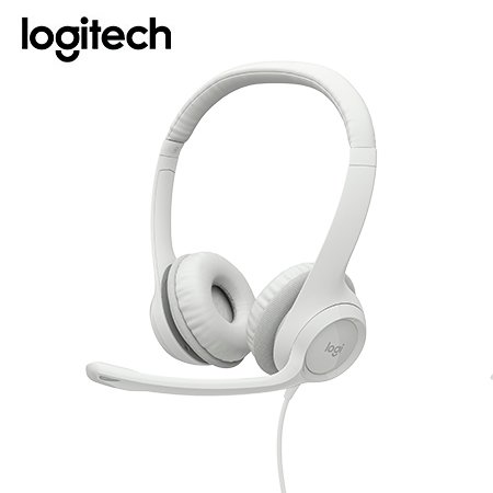 AUDIFONO C/MICROF. LOGITECH H390 USB NOISE CANCELLING WHITE (981-001285)-P2