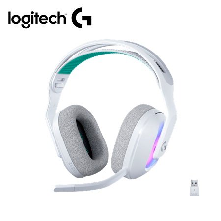 AUDIFONO C/MICROF. LOGITECH G522 90H LIGHTSPEED/BT/CABLE USB-C LIGHTSYNC RGB WHITE (981-001549)